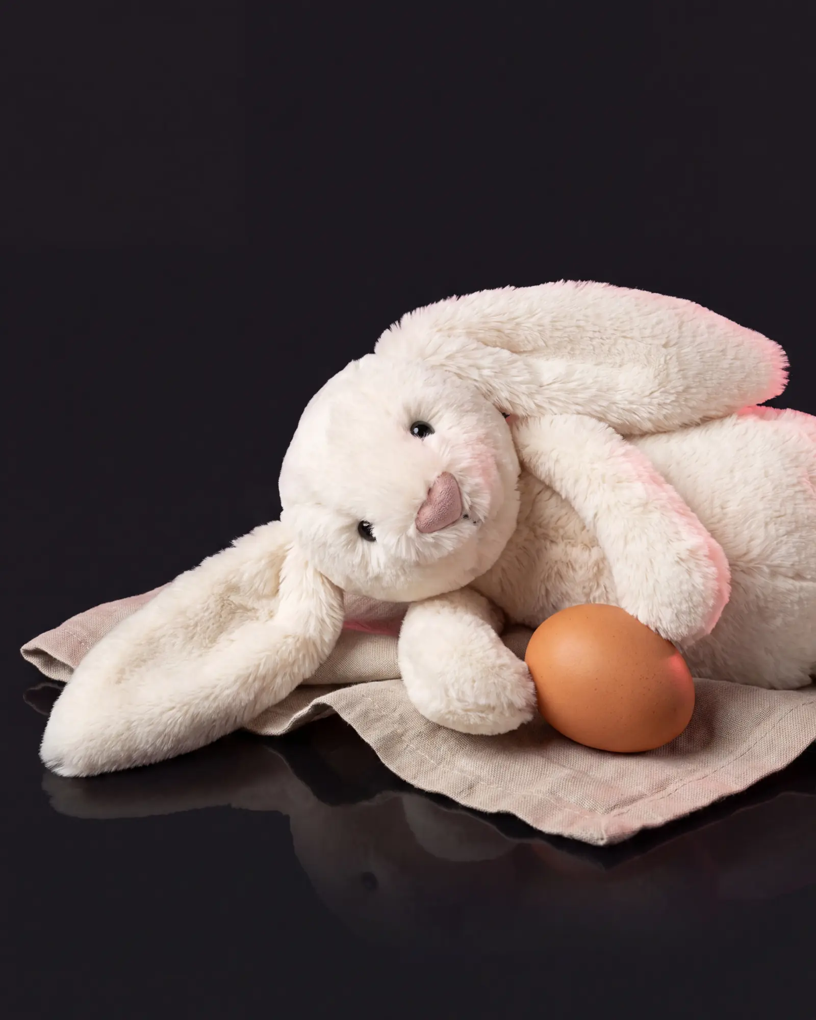Bashful Cream Bunny, a second view.
