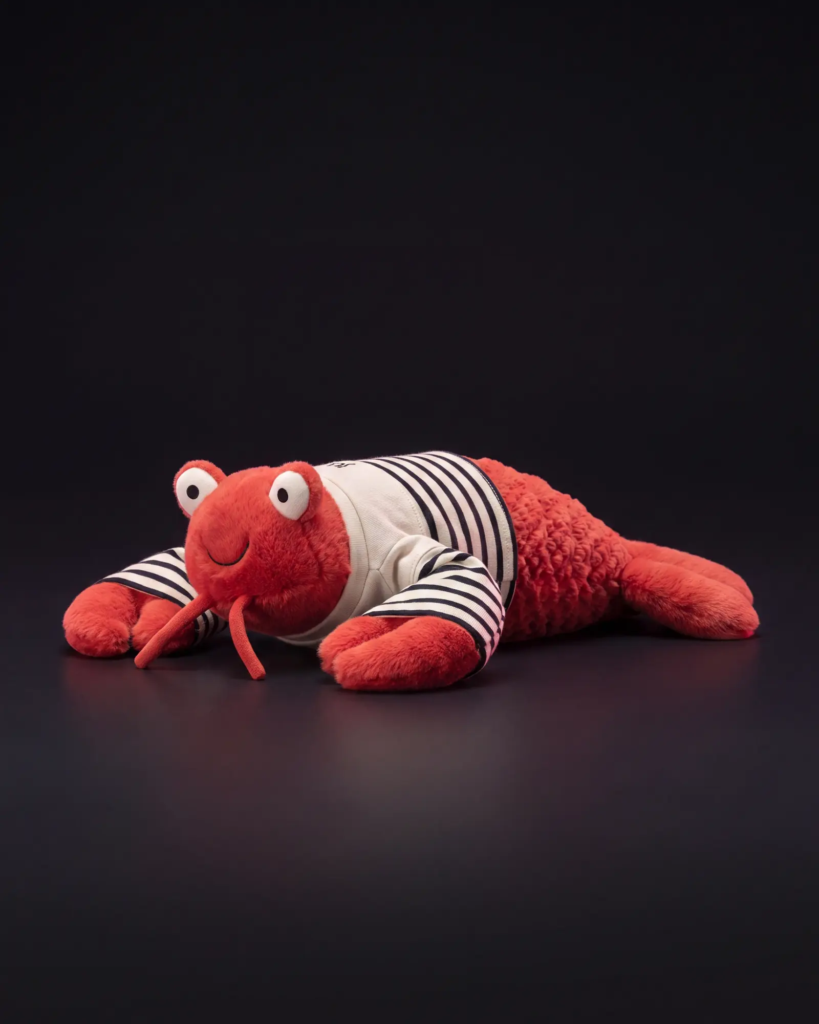 Larry Lobster ‘Sailor’ on a dark studio background.